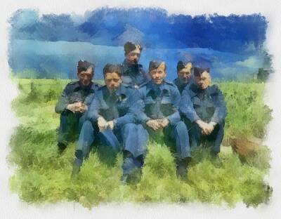 Lego Art - 617 Squadron The_Dambusters at RAF Scampton 1943 by Esoterica Art Agency