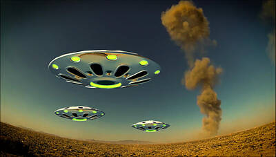 Gaugin - Alien Invasion by Raphael Terra by Esoterica Art Agency