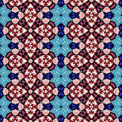 Roaring Red - Kaleidoscopic ornamental pattern by Miroslav Nemecek