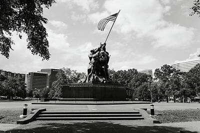 Multichromatic Abstracts - Iwo Jima Memorial by Brandon Bourdages