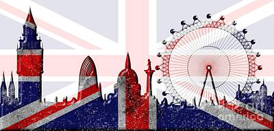 Best Sellers - London Skyline Rights Managed Images - London skyline Royalty-Free Image by Michal Boubin