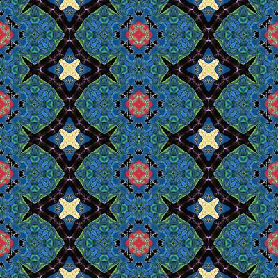 Basketball Patents - Kaleidoscopic ornamental pattern by Miroslav Nemecek