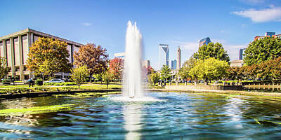 Royalty-Free and Rights-Managed Images - Autumn Season In Charlotte North Carolina Marshall Park by Alex Grichenko