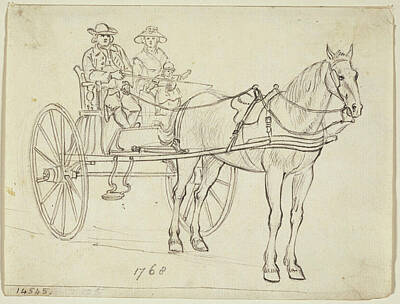 Edward Hopper - A carriage by Paul Sandby