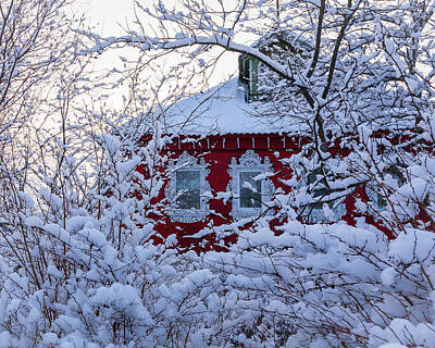 Mistletoe - A fabulous house in the village in the winter by Anna Matveeva