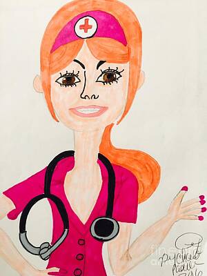 Route 66 Royalty Free Images - A Nurse  Royalty-Free Image by Charita Padilla