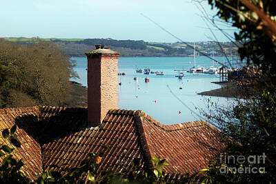 From The Kitchen - A View of Mylor Harbour by Terri Waters