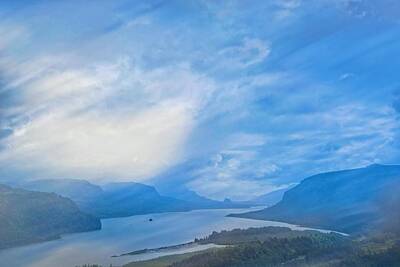 Minimalist Movie Quotes - A View Of The Columbia Gorge by Image Takers Photography LLC - Carol Haddon and Laura Morgan