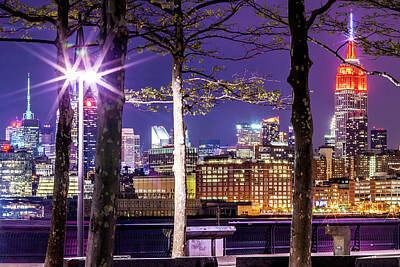 New York Skyline Royalty-Free and Rights-Managed Images - A View To Behold by Az Jackson