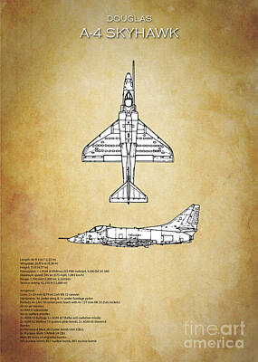 Car Design Icons - A4 Skyhawk by Airpower Art