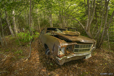 Classic Golf Royalty Free Images - Abandoned Chevelle in Cape Breton Royalty-Free Image by Ken Morris