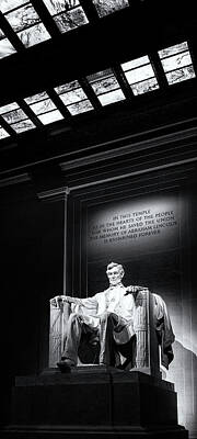 Politicians Rights Managed Images - Abraham Lincoln Seated Royalty-Free Image by Andrew Soundarajan