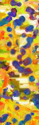Landscapes Paintings - Abstract Color Cobinations 3 by Celestial Images