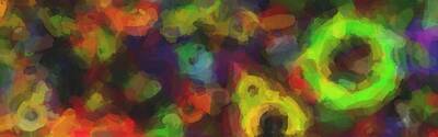 Impressionism Paintings - Abstract Color Cobinations 6 by Celestial Images