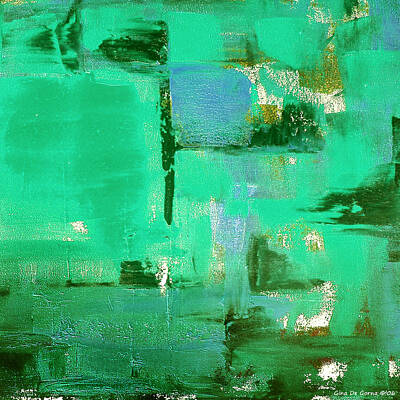 Royalty-Free and Rights-Managed Images - Abstract in Green by Gina De Gorna