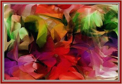 Driveby Photos - Abstract Inspirations At the End Of The Day H B With Decorative Ornate Printed Frame. by Gert J Rheeders