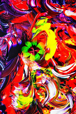Walter Zettl Royalty-Free and Rights-Managed Images - Abstract perfection Good Luck by Walter Zettl