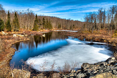 Femme Fatale - Adirondack Winter Thaw by David Patterson