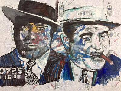 Birds Paintings - Al Capone  by Rooster Art