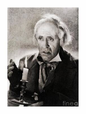 Musicians Royalty Free Images - Alastair Sim as Scrooge Royalty-Free Image by Esoterica Art Agency