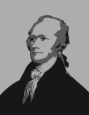 Politicians Digital Art Royalty Free Images - Alexander Hamilton Graphic Royalty-Free Image by War Is Hell Store