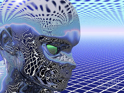 Science Fiction Digital Art - Alien Stare by Nicholas Burningham