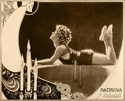 Best Sellers - City Scenes Photos - Alla Nazimova Salome 1923 by Sad Hill - Bizarre Los Angeles Archive