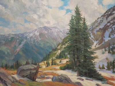 Mountain Paintings - Alpine Spring  by Steve Henderson