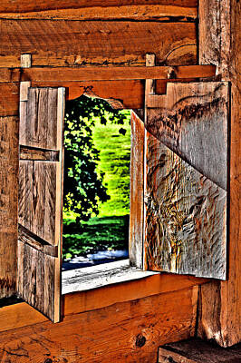 Scooters - Ancient Wooden Window.  by Andy i Za