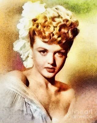Lighthouse - Angela Lansbury, Vintage Hollywood Actress by Esoterica Art Agency