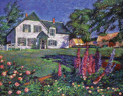 Landscapes Paintings - Anne Of Green Gables House by David Lloyd Glover