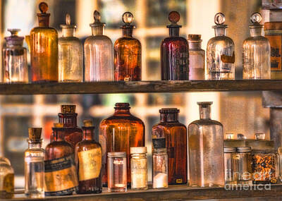 Man Cave - Apothecary Bottles by Jerry Fornarotto