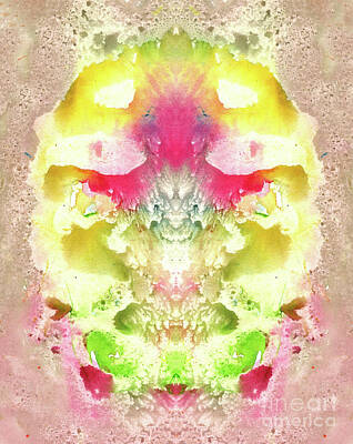 Ingredients Rights Managed Images - Apparition - watercolor painting on paper Royalty-Free Image by Michal Boubin