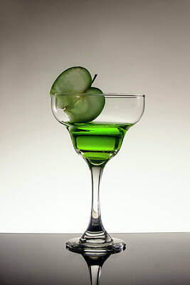Martini Photos - Appletini by Eugene Campbell