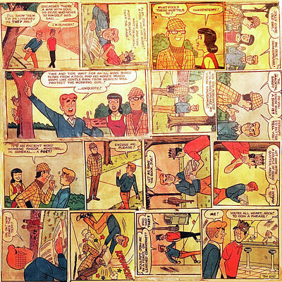 Comics Mixed Media - Archie Comics by Judy Tolley