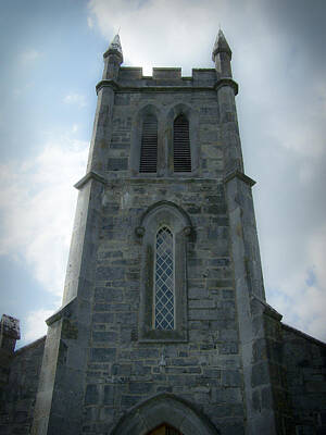 Starchips Poststamps - Ardcroney Church County Clare Ireland by Teresa Mucha
