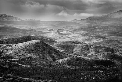 Global Design Shibori Inspired - Arizona Winter Landscape by Ed Thune