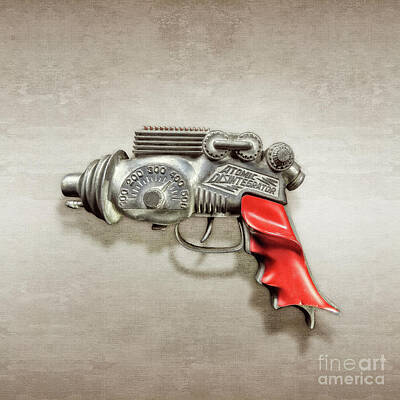 Science Fiction Royalty-Free and Rights-Managed Images - Atomic Disintegrator by YoPedro