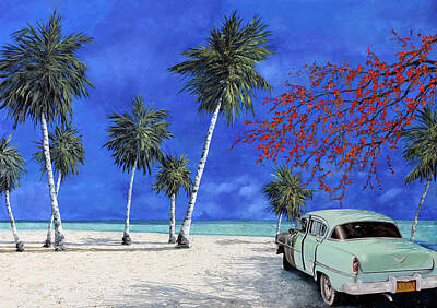 Royalty-Free and Rights-Managed Images - Auto Sulla Spiaggia by Guido Borelli