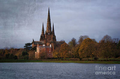 Circle Abstracts - Autumn Lichfield Cathedral by MSVRVisual Rawshutterbug