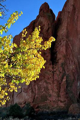 Solar System Posters - Autumn Color Garden Of The Gods by Jerry Sodorff