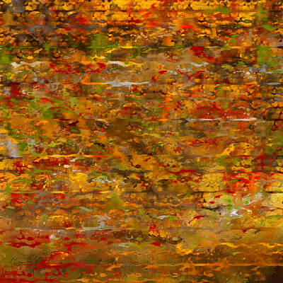 Abstract Royalty-Free and Rights-Managed Images - Autumn Foliage Abstract by Lourry Legarde