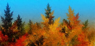Music Figurative Potraits - Autumnal Forest by David Lane