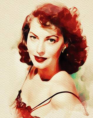 Celebrities Royalty Free Images - Ava Gardner, Hollywood Legend Royalty-Free Image by Esoterica Art Agency