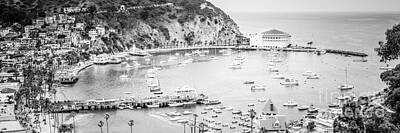 Jolly Old Saint Nick - Avalon California Panoramic Picture of Catalina Island by Paul Velgos