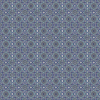 Sean - Azulejo, Geometric Pattern - 26 by AM FineArtPrints