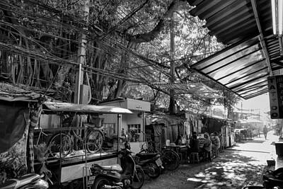 Travel Pics Rights Managed Images - Bangkok Back Streets II Royalty-Free Image by Georgia Clare