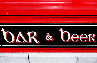 Beer Photos - Bar and Beer by Sharon Popek