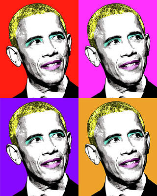 Politicians Digital Art Royalty Free Images - Barack Monroe  Royalty-Free Image by Gary Hogben