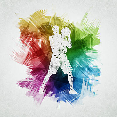 Athletes Royalty-Free and Rights-Managed Images - Basketball Player Art 13 by Aged Pixel